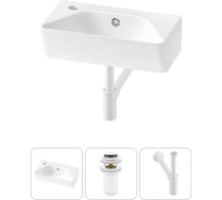 Комплект Wellsee 3 в 1 Lavinia Boho Bathroom Sink накладная/подвесная раковина 40x22 см 20216448R