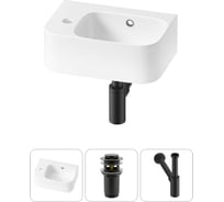 Комплект Wellsee 3 в 1 Lavinia Boho Bathroom Sink накладная/подвесная раковина 37x25 см 20216530R