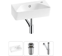 Комплект Wellsee 3 в 1 Lavinia Boho Bathroom Sink накладная/подвесная раковина 40x22 см 20216417R