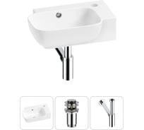 Комплект Wellsee 3 в 1 Lavinia Boho Bathroom Sink накладная/подвесная раковина 40x24 см 20216361R