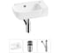 Комплект Wellsee 3 в 1 Lavinia Boho Bathroom Sink накладная/подвесная раковина 40x24 см 20216361R 1