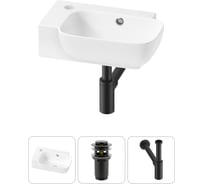 Комплект Wellsee 3 в 1 Lavinia Boho Bathroom Sink накладная/подвесная раковина 40x24 см 20216390R