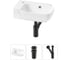 Комплект Wellsee 3 в 1 Lavinia Boho Bathroom Sink накладная/подвесная раковина 40x24 см 20216390R 1