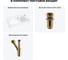 Комплект Wellsee 3 в 1 Lavinia Boho Bathroom Sink накладная/подвесная раковина 40x22 см 20216419R 9