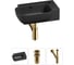 Комплект Wellsee 3 в 1 Lavinia Boho Bathroom Sink накладная/подвесная раковина 40x24 см 20216378R 1