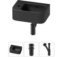 Комплект Wellsee 3 в 1 Lavinia Boho Bathroom Sink накладная/подвесная раковина 37x25 см 20216545R