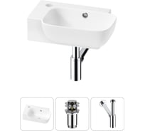 Комплект Wellsee 3 в 1 Lavinia Boho Bathroom Sink накладная/подвесная раковина 40x24 см 20216389R