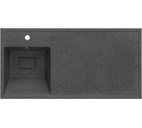 Раковина AQUATON Лайн 1000 левая, графит 1A72853KLF21L