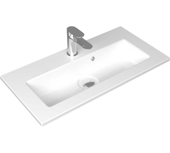 Раковина керамическая DOM Interio 70 см, для тумбы или столешницы MINI MIN710360145.chr