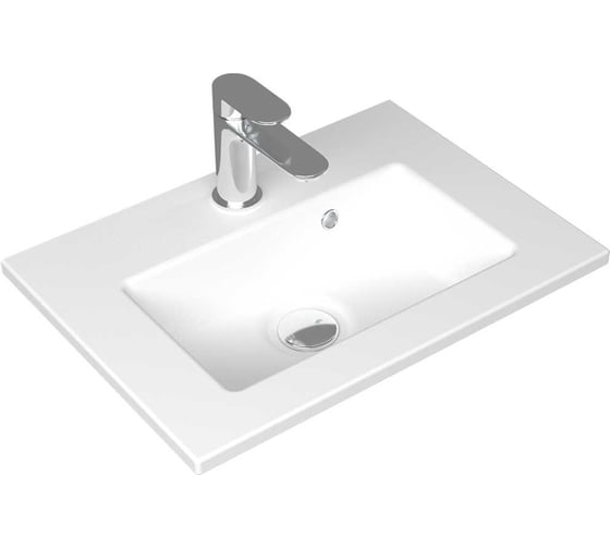 Раковина керамическая DOM Interio 50 см, для тумбы или столешницы MINI MIN510360145.chr