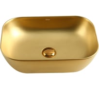Раковина накладная ABBER Rechteck золото матовое AC2200MMG