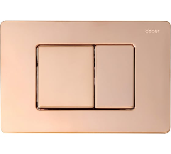 Комплект подвесной унитаз ABBER Bequem AC1100T белый с инсталляцией AC0105 и кнопкой AC0120RG золото розовое AC1100T-AC0105-AC0120RG