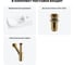 Комплект 3 в 1 Wellsee Bathroom Sink накладная/подвесная раковина 40x23 см, состоит 20216055R 9