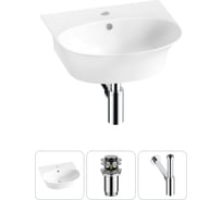 Комплект 3 в 1 Wellsee Bathroom Sink накладная/подвесная раковина 46x41 см, состоит 20216669R