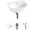 Комплект 3 в 1 Wellsee Bathroom Sink накладная/подвесная раковина 46x41 см, состоит 20216669R 1