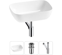 Комплект 3 в 1 Lavinia Boho Bathroom Sink накладная раковина 46x33 см, состоит из 3331110 20215195R