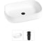 Комплект 2 в 1 Lavinia Boho Bathroom Sink накладная раковина 55x40 см, состоит из 3331108 20215461R 1