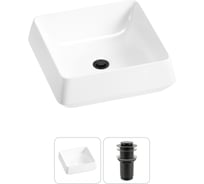 Комплект 2 в 1 Lavinia Boho Bathroom Sink накладная раковина 38x38 см, состоит из 3331110 20215413R