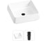 Комплект 2 в 1 Lavinia Boho Bathroom Sink накладная раковина 38x38 см, состоит из 3331110 20215413R 1