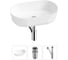 Комплект 3 в 1 Lavinia Boho Bathroom Sink накладная раковина 55x32 см, состоит из 3331109 20215809R 1
