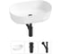 Комплект 3 в 1 Lavinia Boho Bathroom Sink накладная раковина 55x32 см, состоит из 3331109 20215810R 1