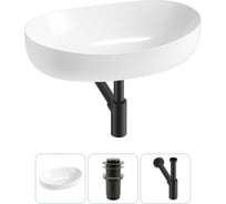 Комплект 3 в 1 Lavinia Boho Bathroom Sink накладная раковина 63x42 см, состоит из 3331111 20215513R