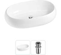 Комплект 2 в 1 Lavinia Boho Bathroom Sink накладная раковина 56x33 см, состоит из 3331109 20215079R
