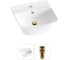 Комплект 2 в 1 Wellsee Bathroom Sink накладная/подвесная раковина 35x36 см, состоит 20216723R 1