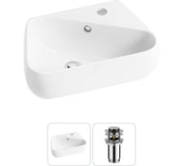 Комплект 2 в 1 Wellsee Bathroom Sink накладная/подвесная раковина 44x27 см, состоит 20216609R