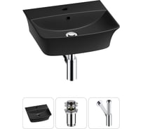 Комплект 3 в 1 Wellsee Bathroom Sink накладная/подвесная раковина 45x40 см, состоит 20216768R