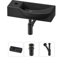 Комплект 3 в 1 Wellsee Bathroom Sink накладная/подвесная раковина 45x24 см, состоит 20216097R