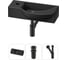Комплект 3 в 1 Wellsee Bathroom Sink накладная/подвесная раковина 45x24 см, состоит 20216097R 1