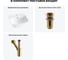 Комплект 3 в 1 Wellsee Bathroom Sink накладная/подвесная раковина 35x36 см, состоит 20216727R 9