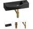 Комплект 3 в 1 Wellsee Bathroom Sink накладная/подвесная раковина 50x24 см, состоит 20216182R 1