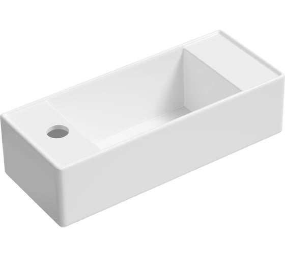 Комплект 3 в 1 Wellsee Bathroom Sink накладная/подвесная раковина 43x18 см, состоит 20216280R
