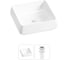 Комплект 2 в 1 Wellsee Bathroom Sink накладная раковина 38x38 см, состоит из 3331110 20215415R 1