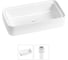 Комплект 2 в 1 Wellsee Bathroom Sink накладная раковина 75x40 см, состоит из 3331109 20215335R 1