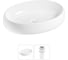Комплект 2 в 1 Wellsee Bathroom Sink накладная раковина 60x40 см, состоит из 3331109 20215098R 1