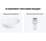 Комплект 2 в 1 Wellsee Bathroom Sink накладная раковина 60x40 см, состоит из 3331109 20215098R 8