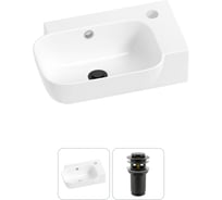 Комплект 2 в 1 Lavinia Boho Bathroom Sink накладная/подвесная раковина 40x24 см, состоит 20216358R