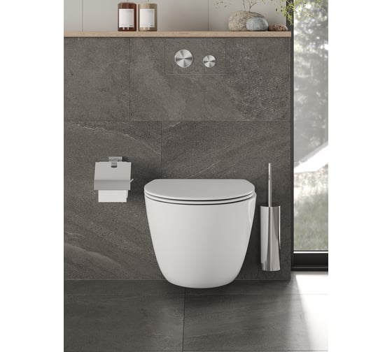 Унитаз подвесной безободковый ORANGE с системой слива TORNADO FLUSH, санфарфор. C07-150W