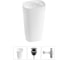 Комплект 3 в 1 Wellsee Bathroom Sink напольная раковина 50x45x89 см, состоит из 3331 20215529R 1