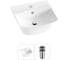 Комплект 2 в 1 Wellsee Lavinia Boho Bathroom Sink накладная/подвесная раковина 35x36 см 20216721R 1