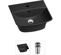 Комплект 2 в 1 Wellsee Lavinia Boho Bathroom Sink накладная/подвесная раковина 35x36 см 20216737R