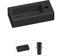 Комплект 2 в 1 Wellsee Lavinia Boho Bathroom Sink накладная/подвесная раковина 37x18 см 20215870R