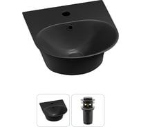 Комплект 2 в 1 Wellsee Lavinia Boho Bathroom Sink накладная/подвесная раковина 34x36 см 20216654R
