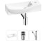 Комплект 3 в 1  Lavinia Boho Bathroom Sink накладная/подвесная раковина 50x24 см 20216165R 1