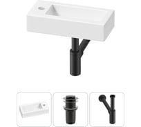 Комплект 3 в 1  Lavinia Boho Bathroom Sink накладная/подвесная раковина 37x18 см 20215886R