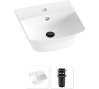 Комплект 2 в 1 Wellsee Lavinia Boho Bathroom Sink накладная/подвесная раковина 35x36 см 20216722R