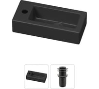 Комплект 2 в 1 Wellsee Lavinia Boho Bathroom Sink накладная/подвесная раковина 37x18 см 20215898R